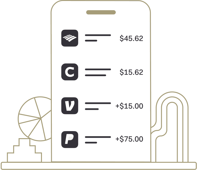 See all transactions in one place