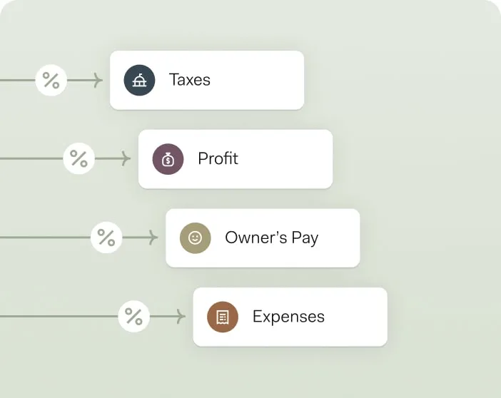 Money organized into named sub accounts in the Found app